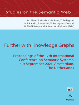 cover image of Further with Knowledge Graphs